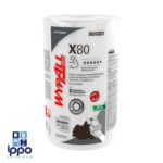 Rollo de paños WypAll X80 Plus 80 hojas precortadas 28x41.5 cm