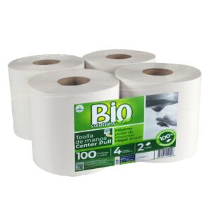 TOALLA EN ROLLO DE FLUJO CENTRAL 100 METROS BIOSOLUTIONS