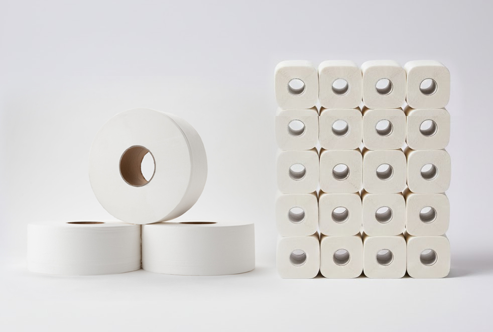 cuántos rollos pequeños se necesitan para reemplazar rollos de papel higienico grandes, el papel higienico institucional es idóneo para alto cosnumo