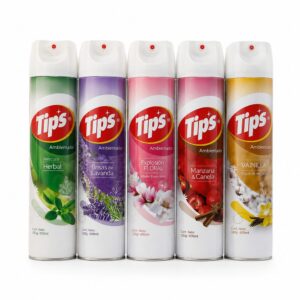 Lata de ambiental en aerosol Tips de 360 ml para baños y áreas comunes de empresas