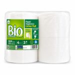 Rollo de papel higiénico de flujo central center pull Biosolutions de 200 metros para baños institucionales de alto tráfico
