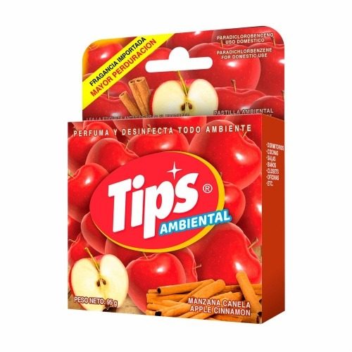 Pastilla ambiental Tips de 75 gramos para baños institucionales