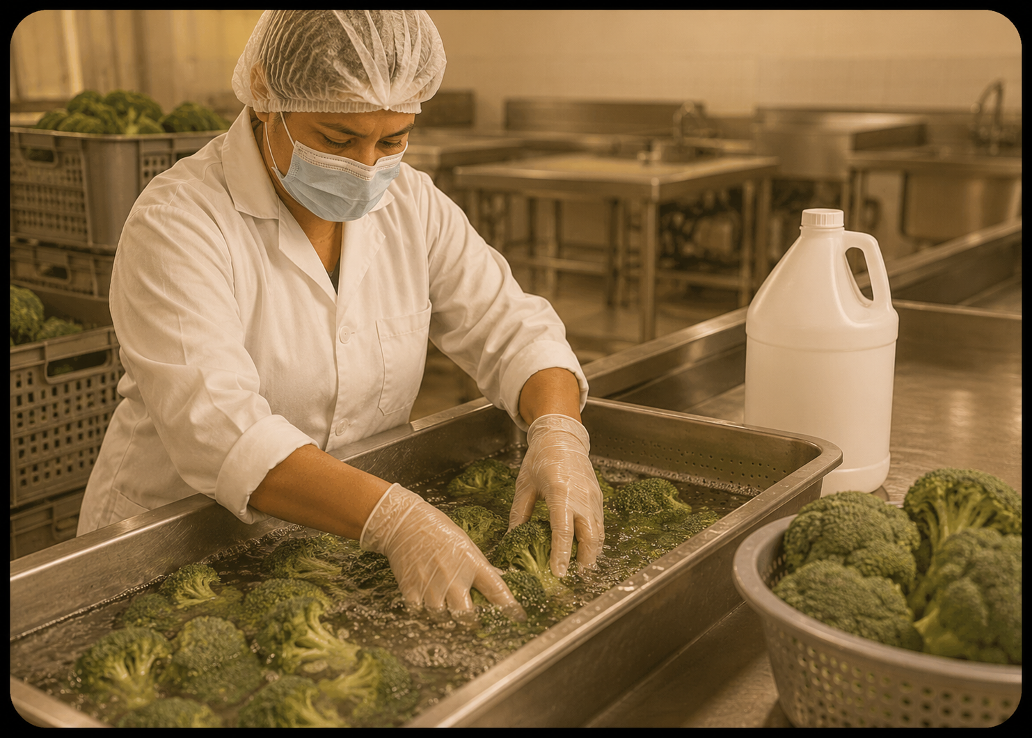 Productos de limpieza y desinfección para la industria alimenticia en Ecuador