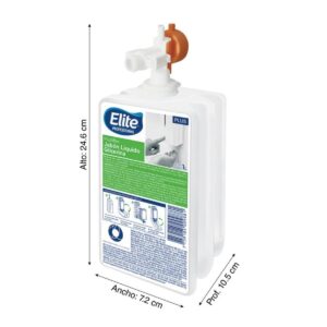 Cartucho sellado de jabón líquido de glicerina Elite Multiflex 1000 ml
